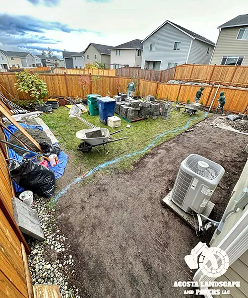 Paver Patio & Retaining Wall Installation